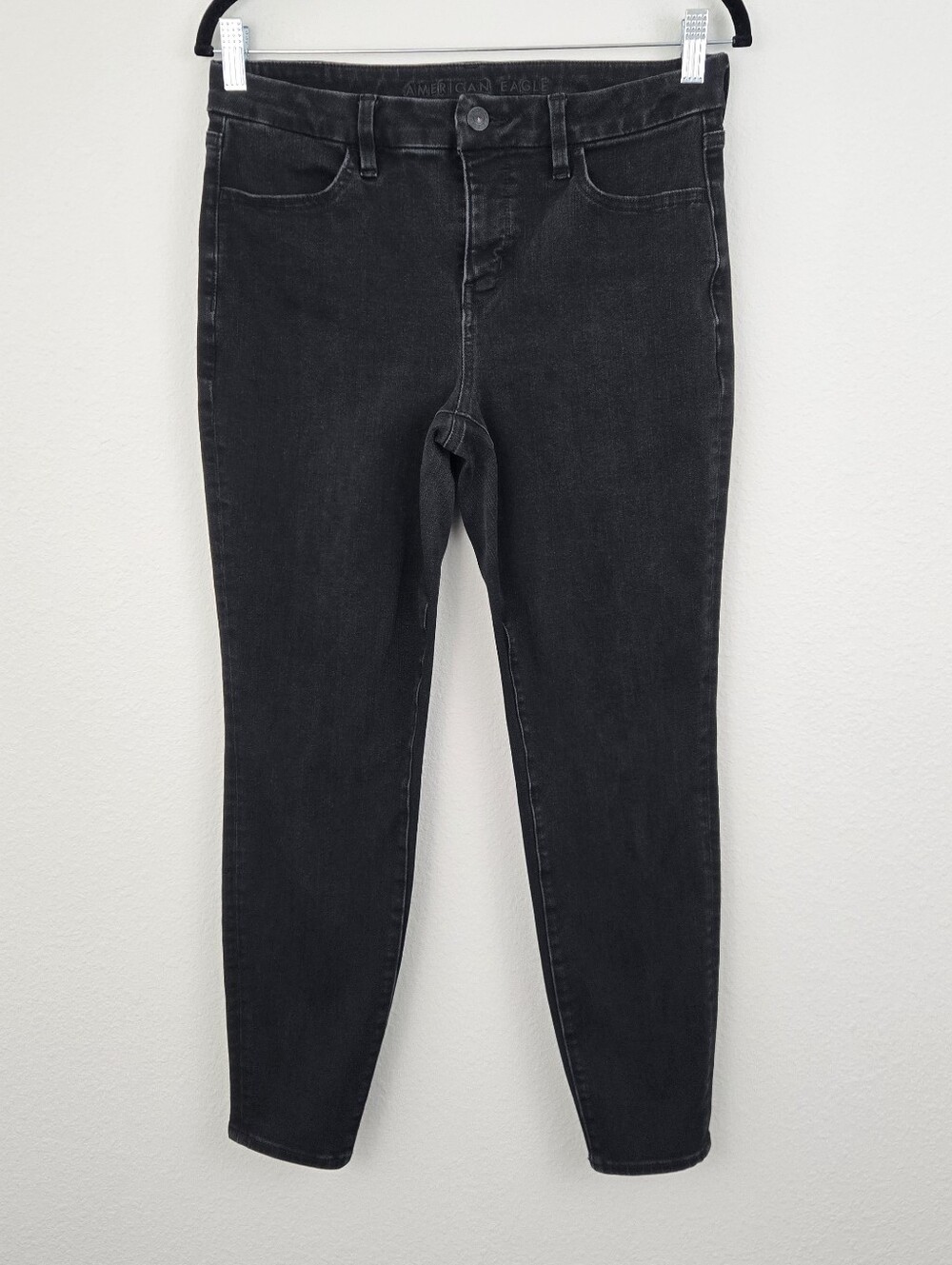 Black American Eagle Outfitters Curvy High Rise Jegging
